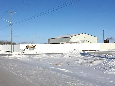 The Bristal Hauling site north of Niverville