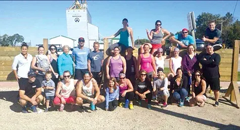 Niverville's ShopGym crew at the 2015 Imagine Run