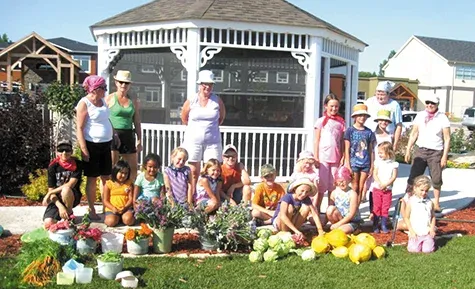 The Junior Gardeners crew of 2015, at the Heritage Community Gardens