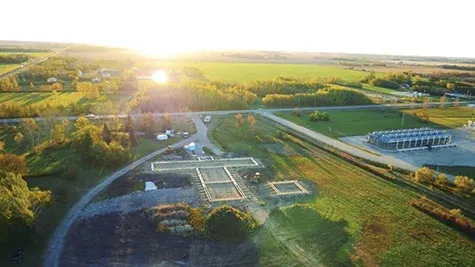 Site of the new wildlife hospital and education centre