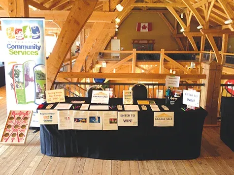 Niverville Community Services Booth at the 2014 Recreation Showcase