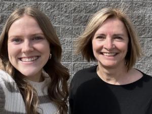 Raychel Agera and Jolyn Sawatzky of Evergreen Therapy.