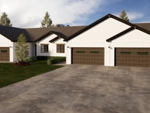 A rendering of the new homes to be built in Fairway Drive Estates in Niverville.