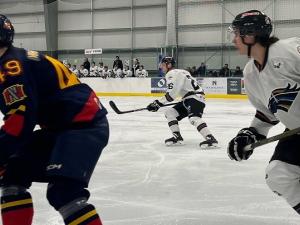 The Niverville Nighthawks escaped the Swan Valley Stampeders with a dramatic 4–3 victory at home at the CRRC on Saturday night.