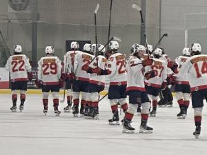 The Niverville Nighthawks gave the fans at the CRRC a treat on Friday night as they swiftly dismantled the Winnipeg Blues by a 5–1 score. 