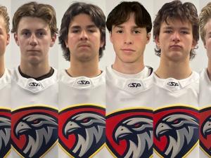 Kaycee Coyle, Ethan Kelly, Avery Laliberte, Eric Martin, Charlie Robinson, Luke McCready, Luke Schaffer, and Wyatt Taron