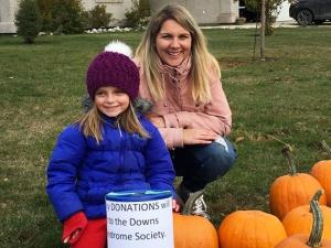 Chloe Baudry and her mom Courtney.