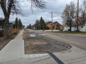 Fourth Avenue South in Niverville is one of many streets to undergo repair work this summer.