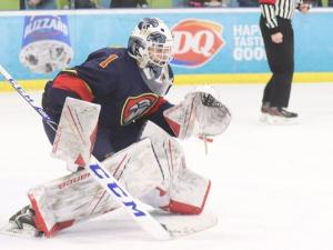 Chris Fines was sensational in net during game one.