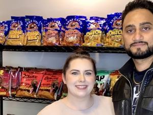 Ashley and Akash Singh at Dope Treats in Niverville.