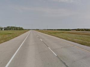 Highway 75 south of Ste. Agathe.