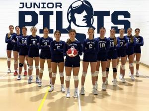 The Junior Pilots Girls 16U Navy team has won Provincials and has their eyes set next on Nationals.