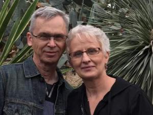Lisa Letkeman with her husband Henry.
