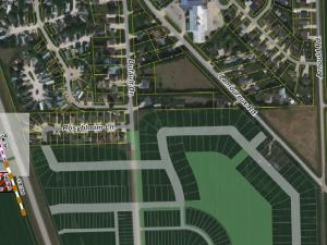 Map showing the location of the new daycare on the south side of Île-des-Chênes.