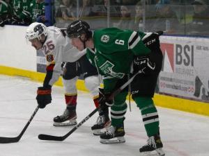 The Niverville Nighthawks dropped their second straight game to Portage, falling behind two games to zero in their first round best-of-seven series after losing 5–2 on Saturday night at the CRRC.