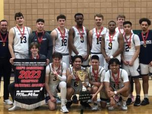 The men's basketball team from Providence University College won the MCAC championship.