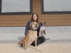 Sara Matwychuk, owner of Talk of the Tail, which is opening a new facility in Niverville this week.
