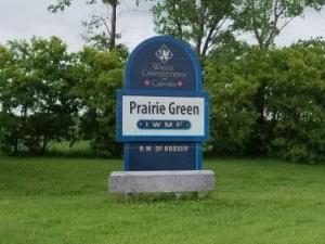 The entrance to the Prairie Green Landfill.
