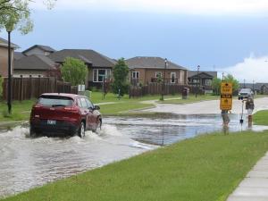 A brief but intense rainstorm on Sunday, June 12 caused flash flooding in the southeast.
