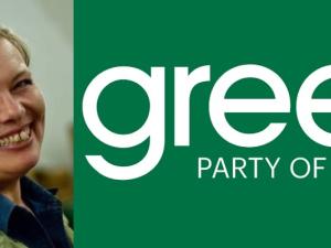 Janine Gibson is running in Provencher for the Green Party.