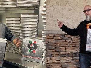 Kosmas Simeonidis and Dean Delorme are teaming up to open a dual restaurant in Niverville serving pizza, burgers, and more.
