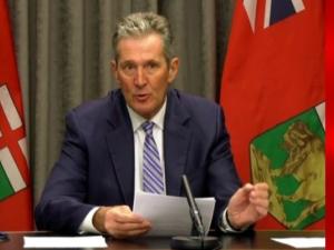 Premier Brian Pallister announces increased fines for those who flout public health orders.