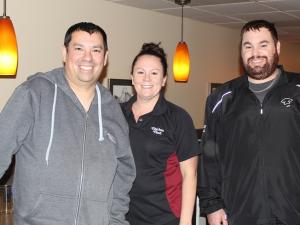 Carl Pottinger, Laura Mulvena, and Tim Mulvena.