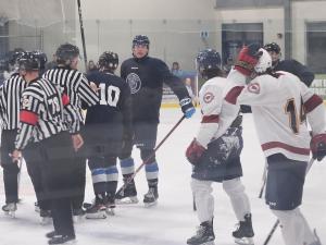 The Nighthawks take on the Steinbach Pistons at the CRRC.