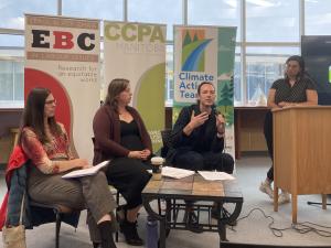 Connie Gamble, Serena Bittner, Niall Harney, and Hannah Muhajarine.