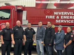 Niverville has received a new water tanker truck.