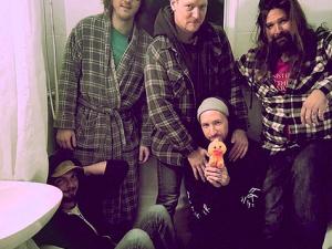 Adam Pauls, Will Neufeld, Matt Klippenstein, Corey Wohlgemuth, and Joel Braun of Lounge FM