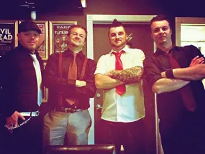 Shaun St. Cyr, Joel Enns, Jarred Lawrence, and Chad Friesen