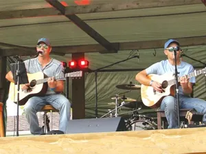 Brady Dyck and Evan St. Cyr perform this summer at Heaps of Dreeps