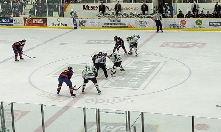 The Niverville Nighthawks couldn’t muster enough offence in their 3–1 loss to the Portage Terriers on the road on Wednesday evening.