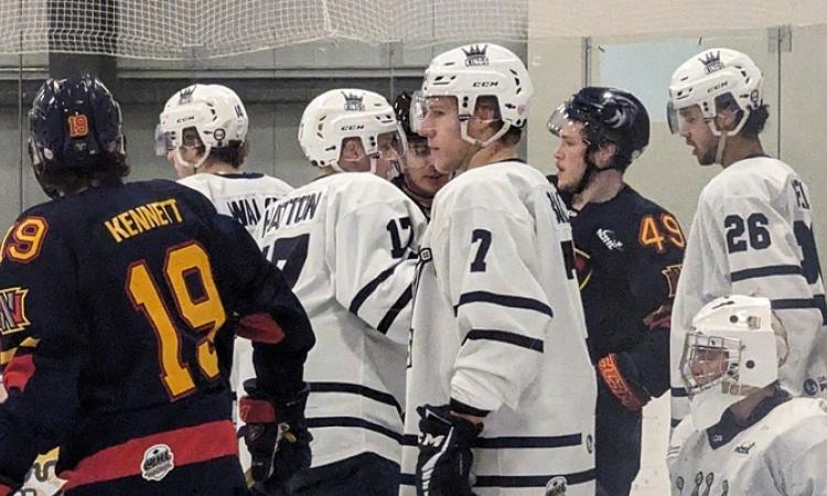 The Niverville Nighthawks kickstarted the 2023 MJHL Showcase on the right note with a 5–2 win over the Dauphin Kings on Monday afternoon at the Seven Oaks Sportsplex.