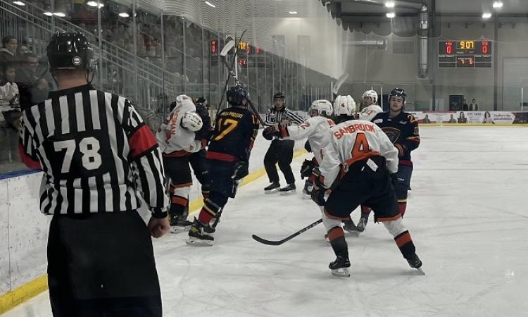 The Nighthawks threw everything but the kitchen sink against the Winkler Flyers on Sunday evening but fell a little short, losing 3–1 on the road. 