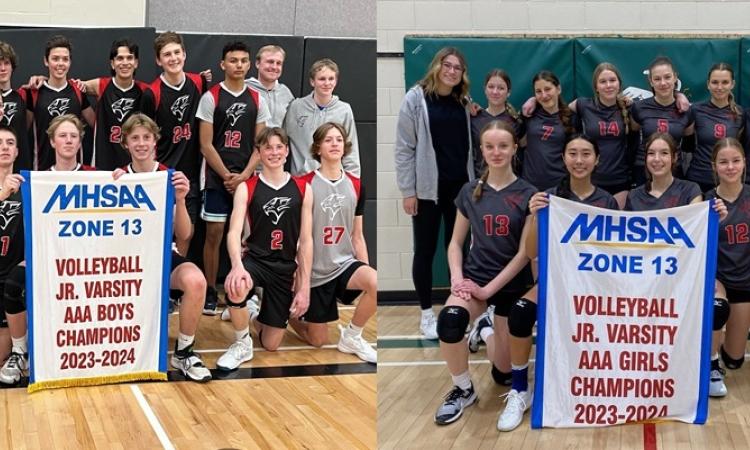 The Niverville Panthers had a highly successful volleyball season this past fall. Both the girls and boys junior varsity teams secured their zone championships, earning for them the right to compete at the provincial level.