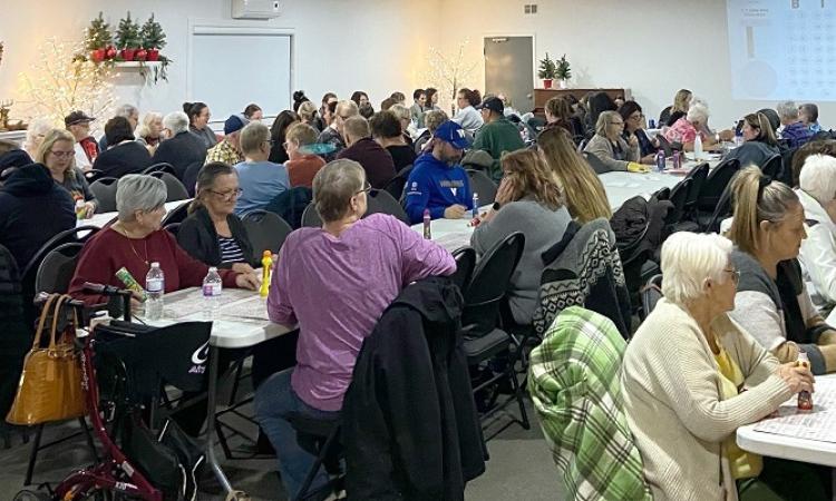 Bingo night at the Golden Friendship Centre in Niverville.