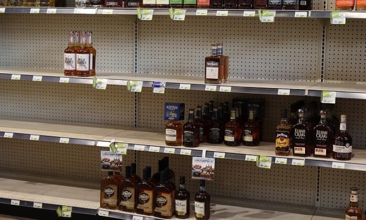 Shelves are getting to be bare at local private liquer retailers like Your Grocery People in Niverville.