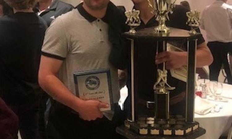 Denis Gagnon and Hayden Fast at the MMJHL Awards