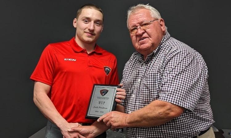 Josh Paulhus has been named the MVP for the Nighthawks' inaugural season.