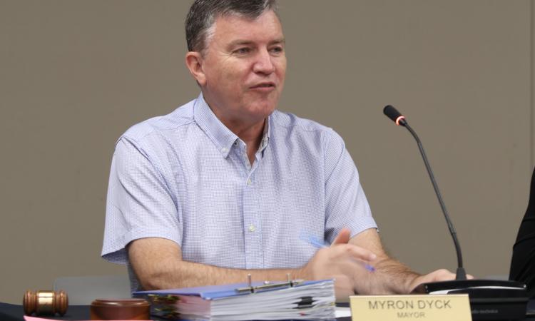 Niverville mayor Myron Dyck.