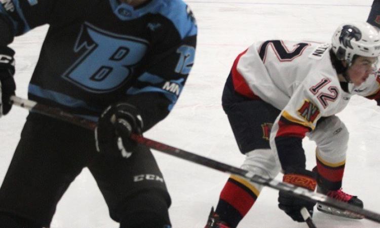 The Niverville Nighthawks fell in overtime to the Winnipeg Blues 3–2 on Saturday evening.