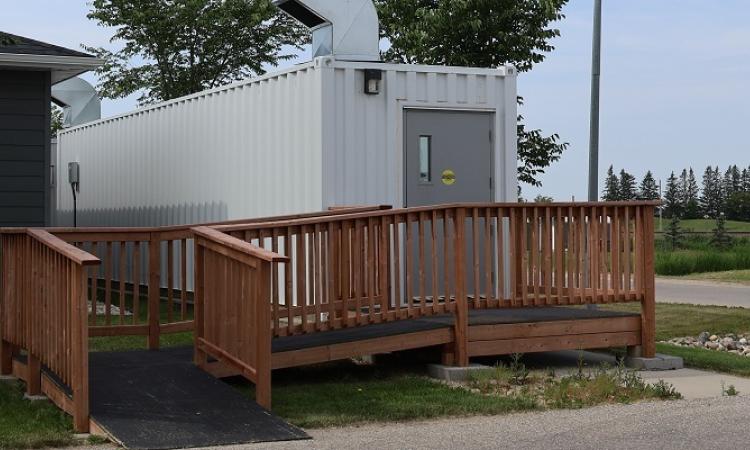 A PCH visitation shelter in Niverville.