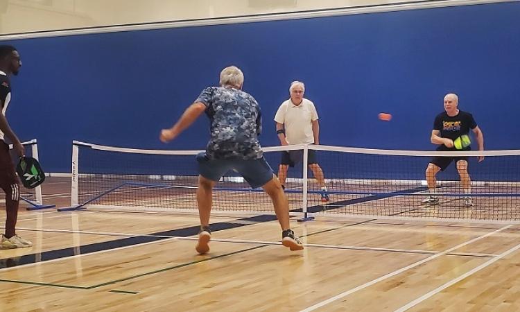 Drop-in pickleball at the CRRC in Niverville.
