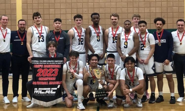The men's basketball team from Providence University College won the MCAC championship.