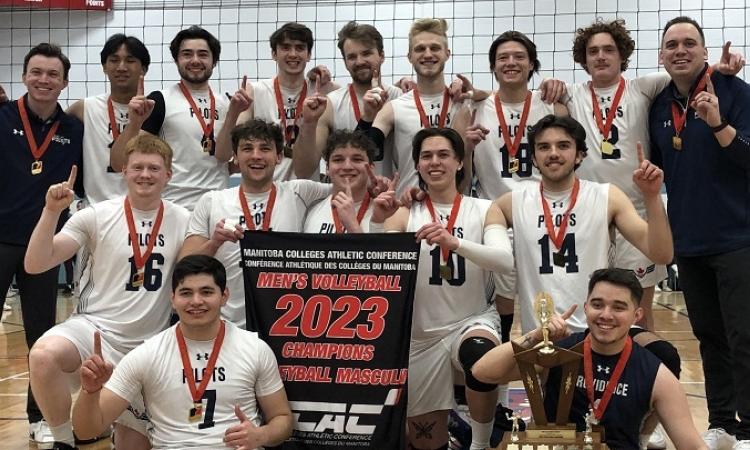 The men's volleyball team are this year's MCAC champions.