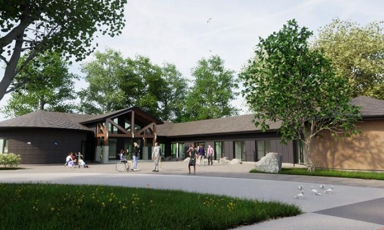 Rendering of Ritchot's expanded municipal office
