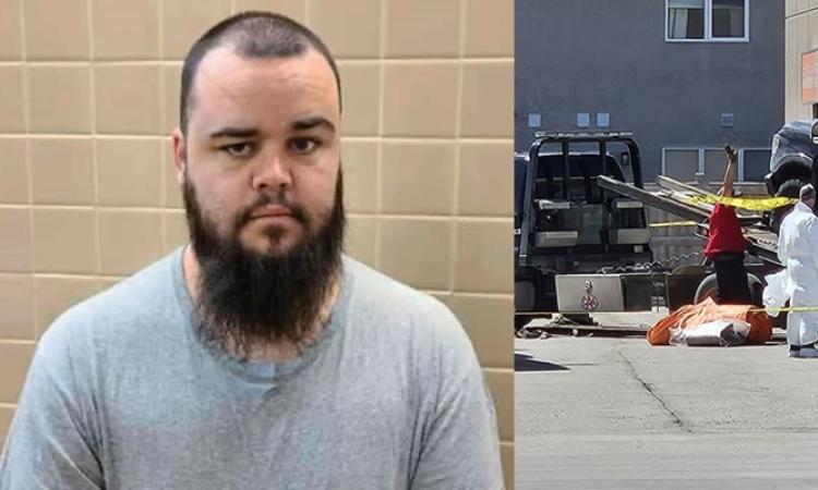 David Frank Burling, 29, has a lengthy criminal record before the incidents of June 5.