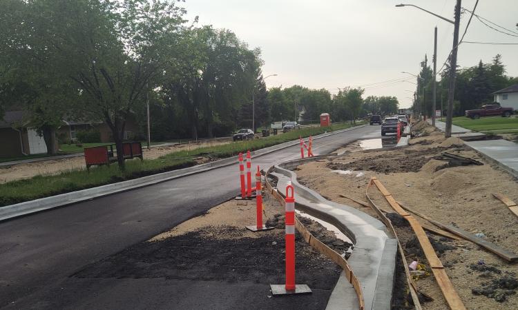 Some IDC residents are concerned about bump-outs being constructed along Main Street.